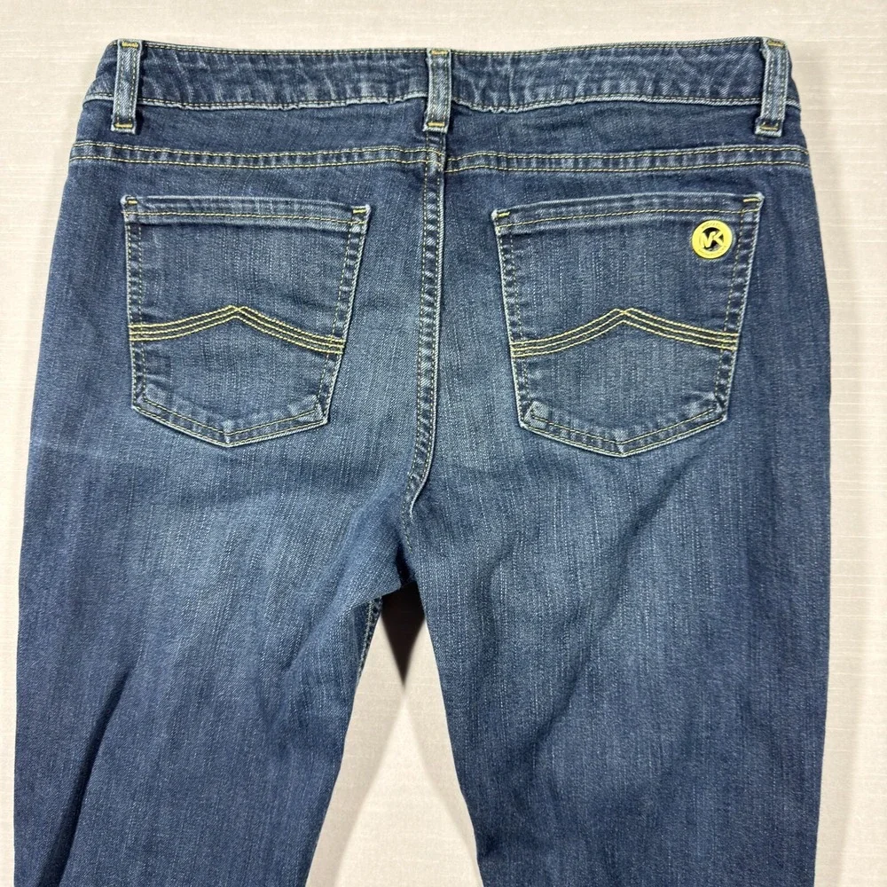 Michael Kors Jeans Womens 6 Blue Denim‎ Skinny Medium Wash Classic Emblem Low